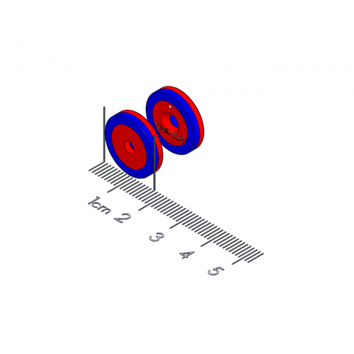 Center Alignment Polymagnet pair - Long Range - #6 CTSK - 0.63 ...