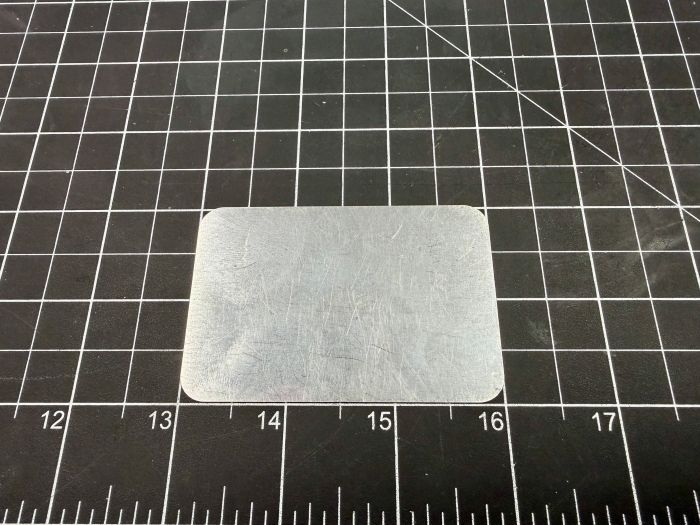 1003853 - Zinc-Coated Steel Plate, Small
